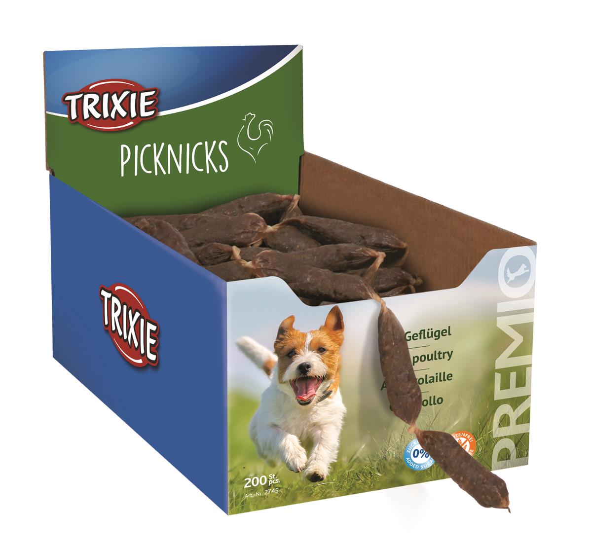 Trixie, Pølser i snor - Kylling