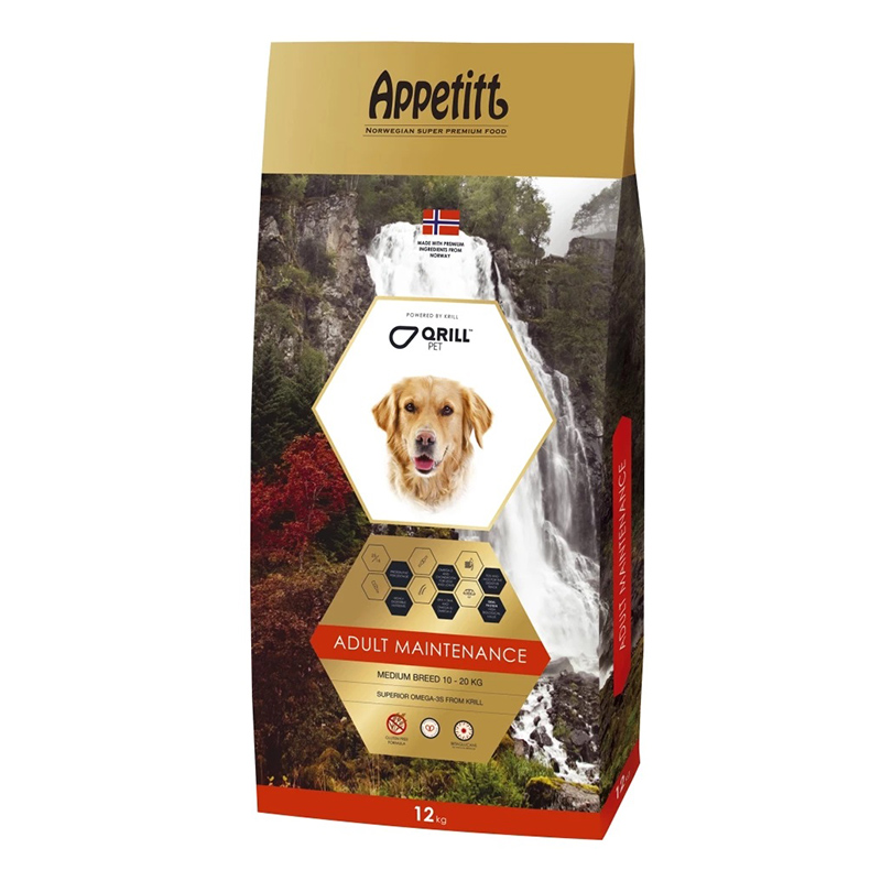 Appetitt Maintenance, Adult, medium breed, 3-12kg