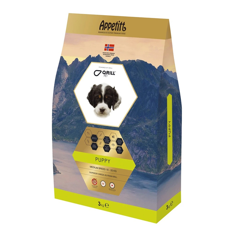 Appetitt Puppy, Grain free, Medium breed, 3-12kg - Bilde 2
