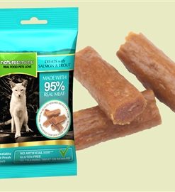 Natures Meny Godbiter med laks og ørret