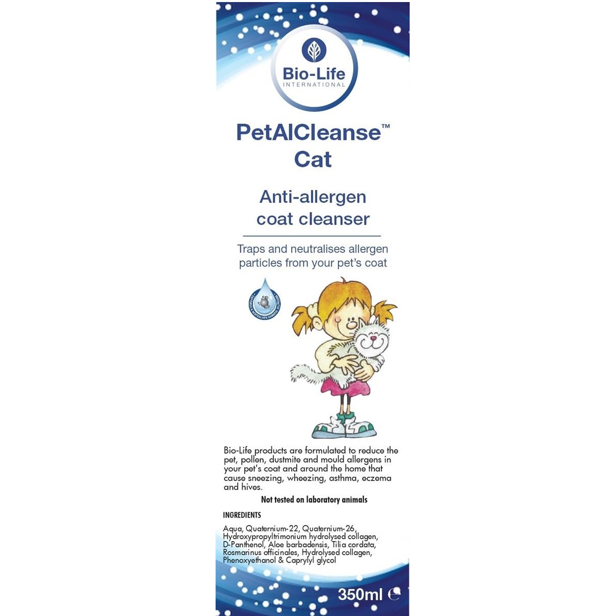 PetalCleanse, fjerner allergener fra katt og andre smådyr