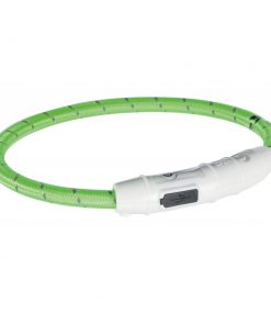 Trixie Lysende Halsbånd m/USB-kabel