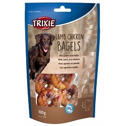 Trixie Lamb chicken bagels