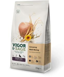 Vigor & Sage kattemat Ginseng Well-Being