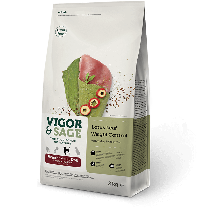 Vigor & Sage hundefòr Lotus Leaf Weight Control