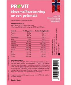 Alternative view of Provit Morsmelkerstatning