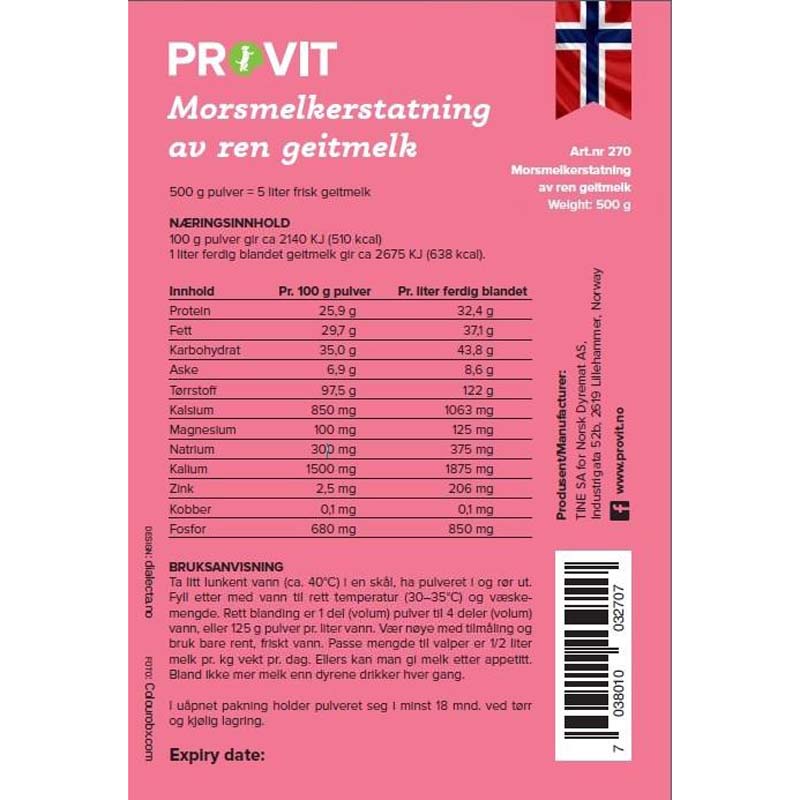 Provit Morsmelkerstatning - Bilde 2