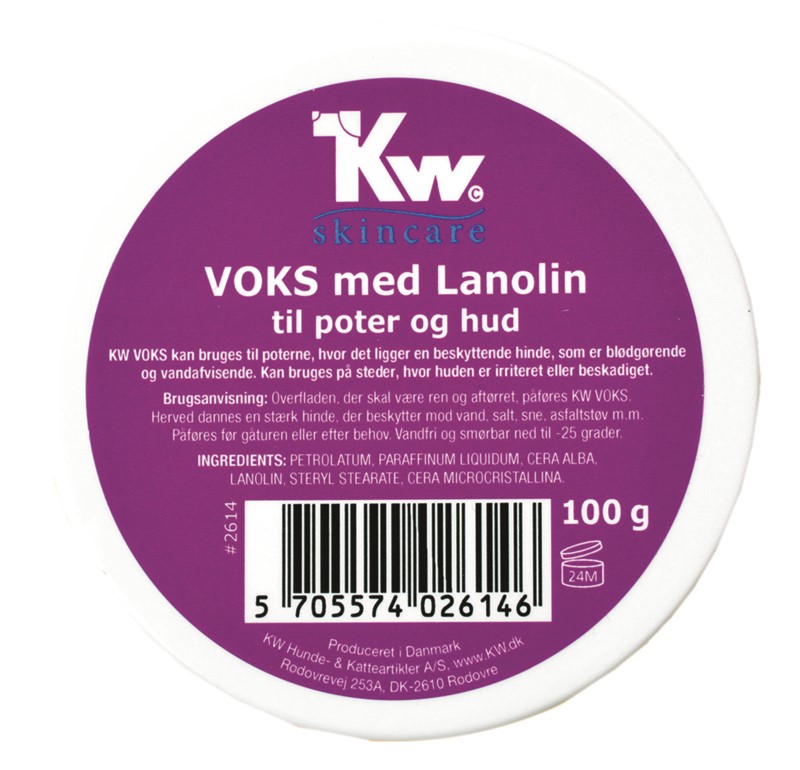 KW Voks med Lanolin til poter og hud