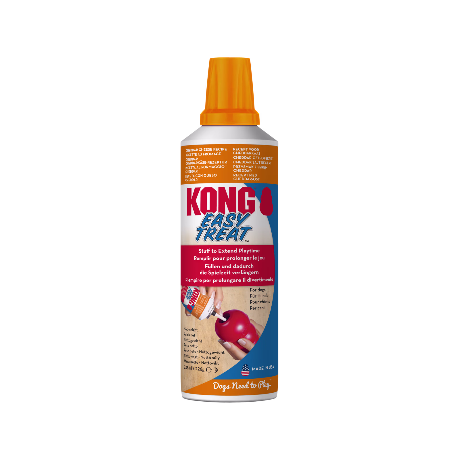 Alternative view of KONG Stuff’N- pasta på sprayboks
