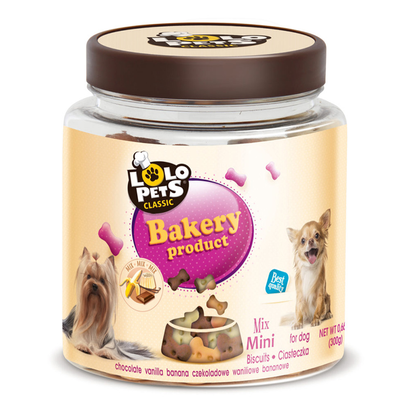 Lolo pets Classic Kjeks Bein Mix, Mini, 300g