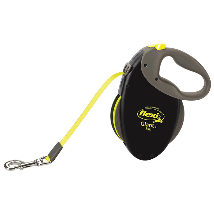 Flexi Giant L Tape 8 m - Neon (Maks 50kg hund)
