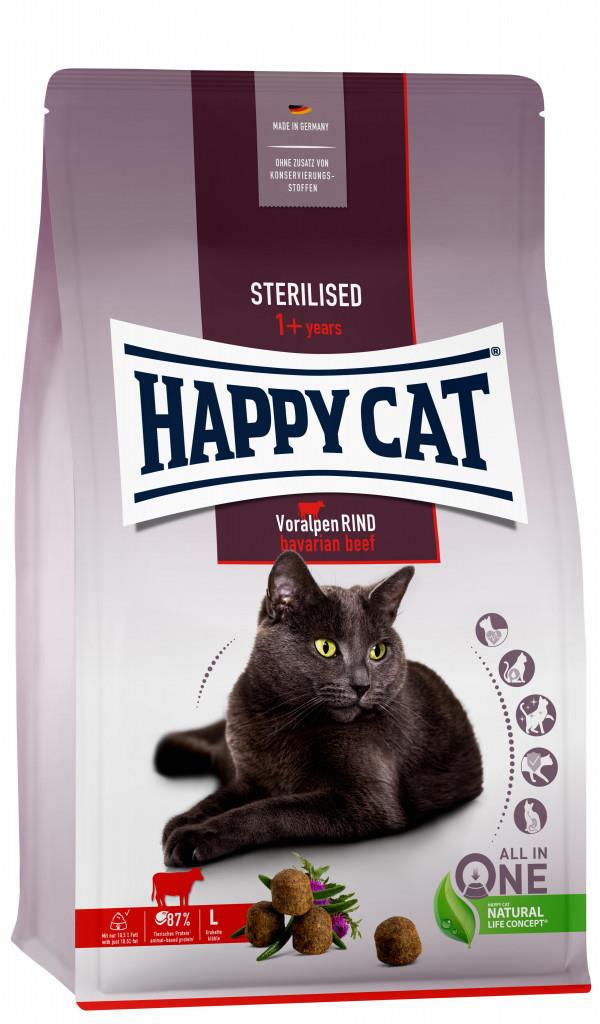 Happy Cat Supreme Adult Sterilisert m/oksekjøtt