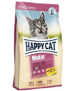 Happy Cat Minkas Sterilisert m/Fugl, 10 kg