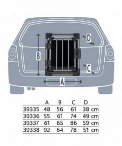Trixie Transportbur i Aluminium, Grafittgrå - Bilde 3