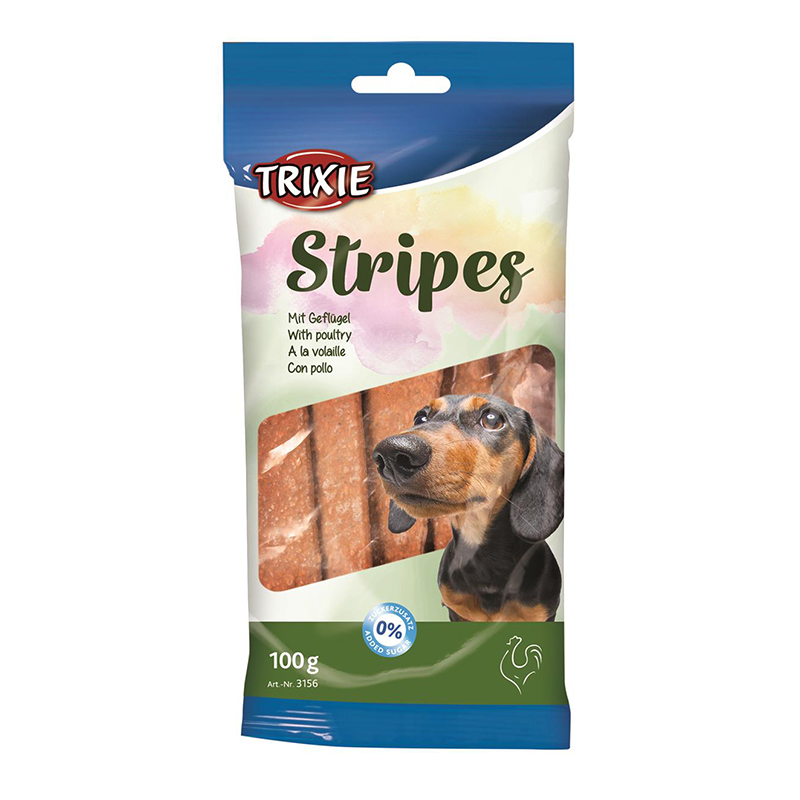 Trixie Stripes m/Fugl 10stk 100g