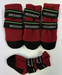 Alternative view of Gresshoppa Hundesokker - Fleece m/skinnforsterkning - 4pack