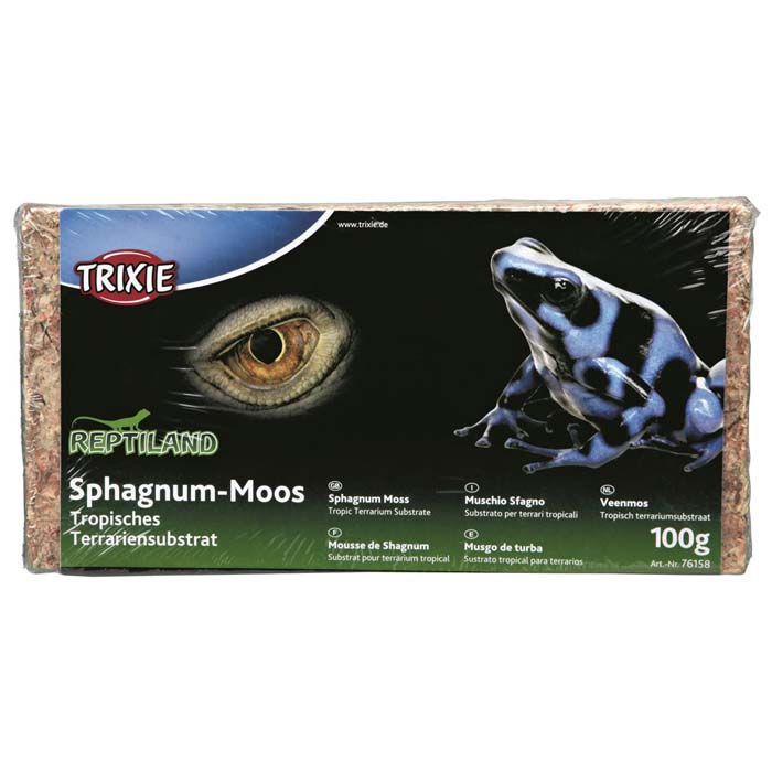 Trixie Reptiland Sphagnum Mose Underlag for Terrarium 100g -> 4,5l