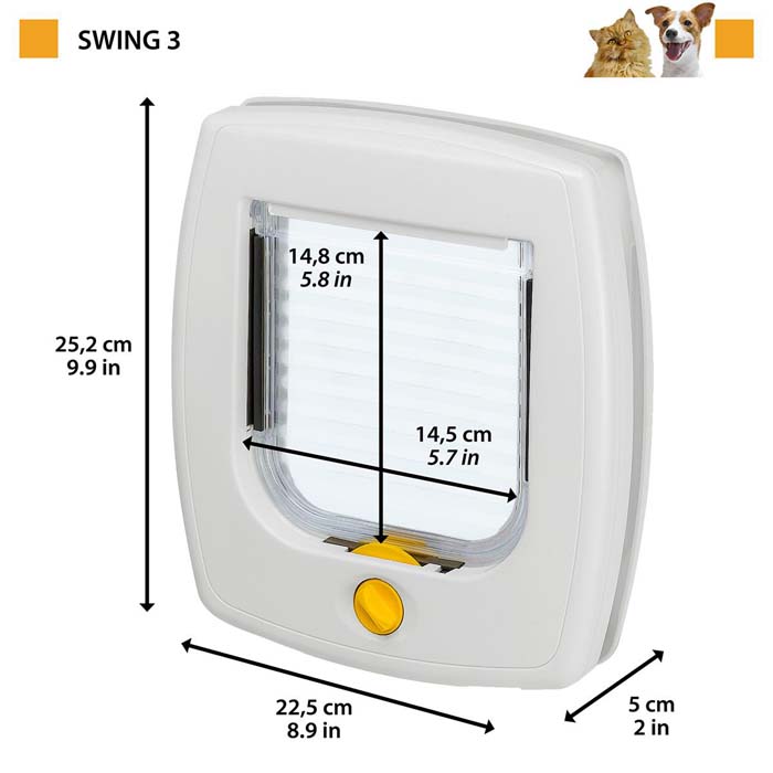 Swing 3 kattedør/katteluke - Bilde 2