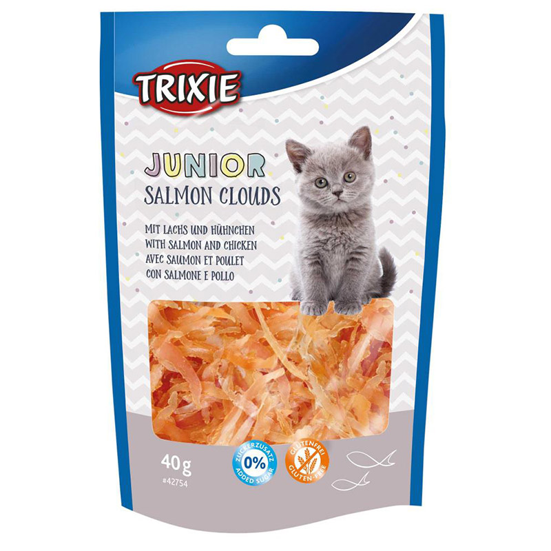Trixie Junior Salmon Clouds m/55% Fisk og 20% Kylling 40g