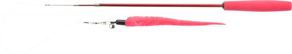Katteleke Fiskestang Teleskopisk M/Larve og Bjelle 38-98cm