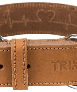 Trixie Halsbånd Lær Rustic "Heartbeat"