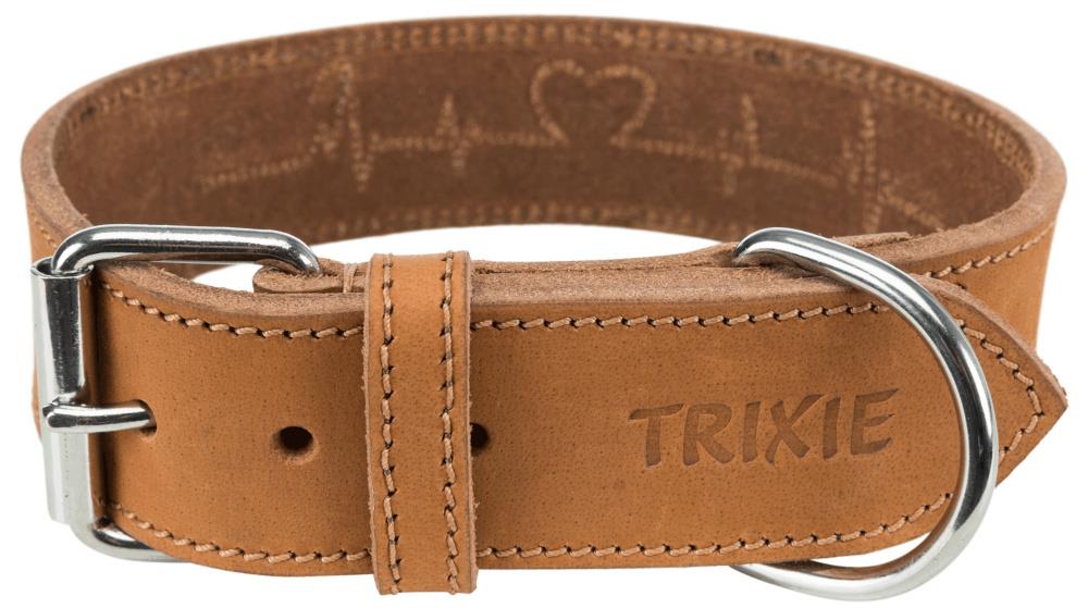 Trixie Halsbånd Lær Rustic "Heartbeat"