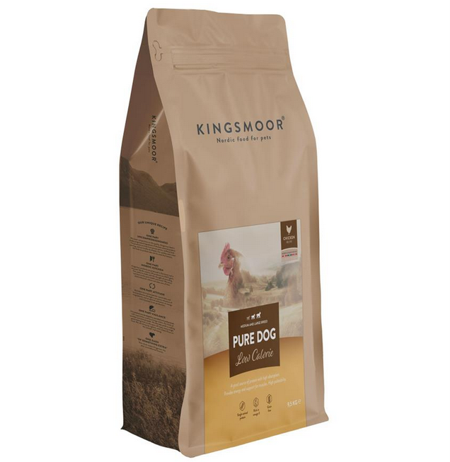 Kingsmoor Pure - Hund - Diett/Low Calorie - Kylling - Liten rase 2,5kg