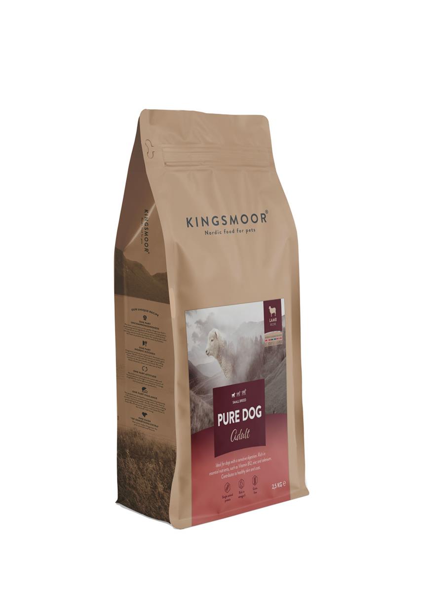 Kingsmoor Pure - Hund - Lam - Liten rase, 2,5kg