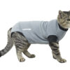 BUSTER Body Suit EasyGo til katt, grå/sort
