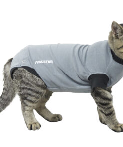 BUSTER Body Suit EasyGo til katt, grå/sort