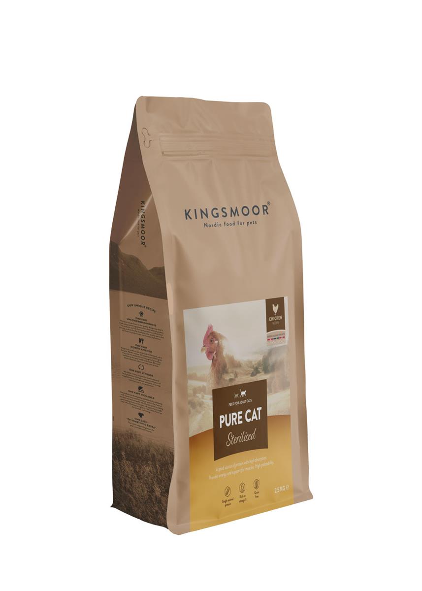 Kingsmoor Pure, Sterilisert Voksen Katt, Kylling