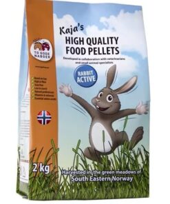 Kaninpellets Kaja`s Kanin Adult Aktiv  To Gode Naboer  2 kg