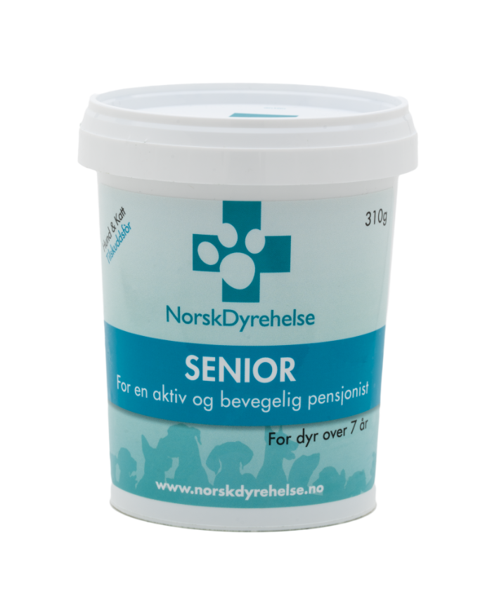 Senior 310 gram, fòrtilskudd fra Norsk Dyrehelse