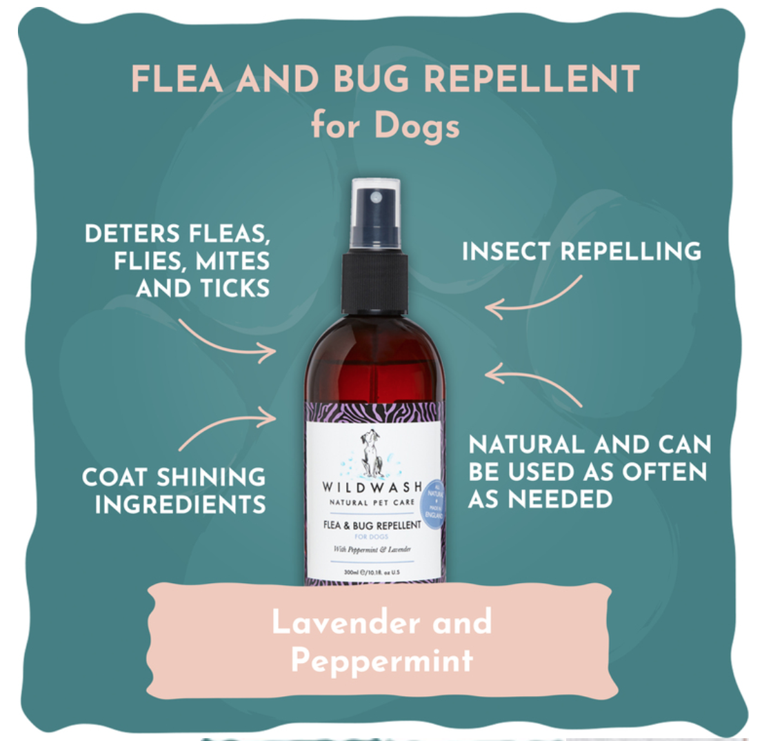 WildWash spray mot fluer, flått, mygg og lopper - Bilde 2