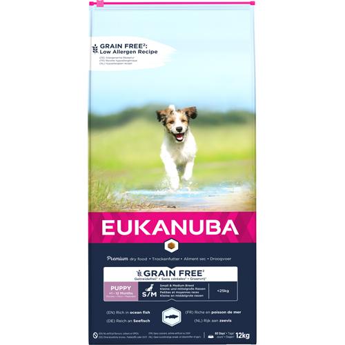Eukanuba - Puppy S/M/L - Fisk - KORNFRITT - Bilde 3