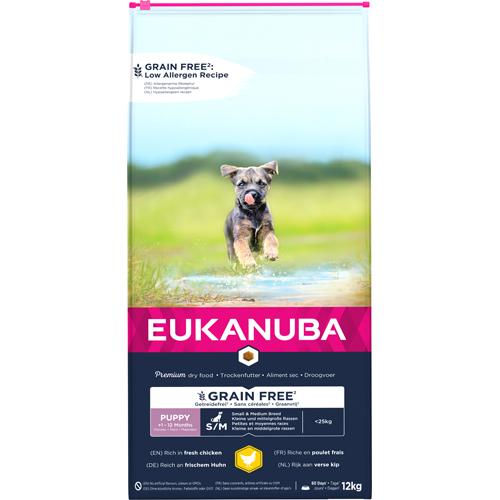 Eukanuba - Puppy S/M/L - Kylling - KORNFRITT - Bilde 2