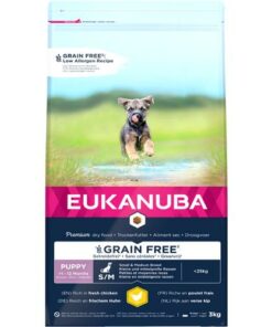 Eukanuba - Puppy S/M/L - Kylling - KORNFRITT
