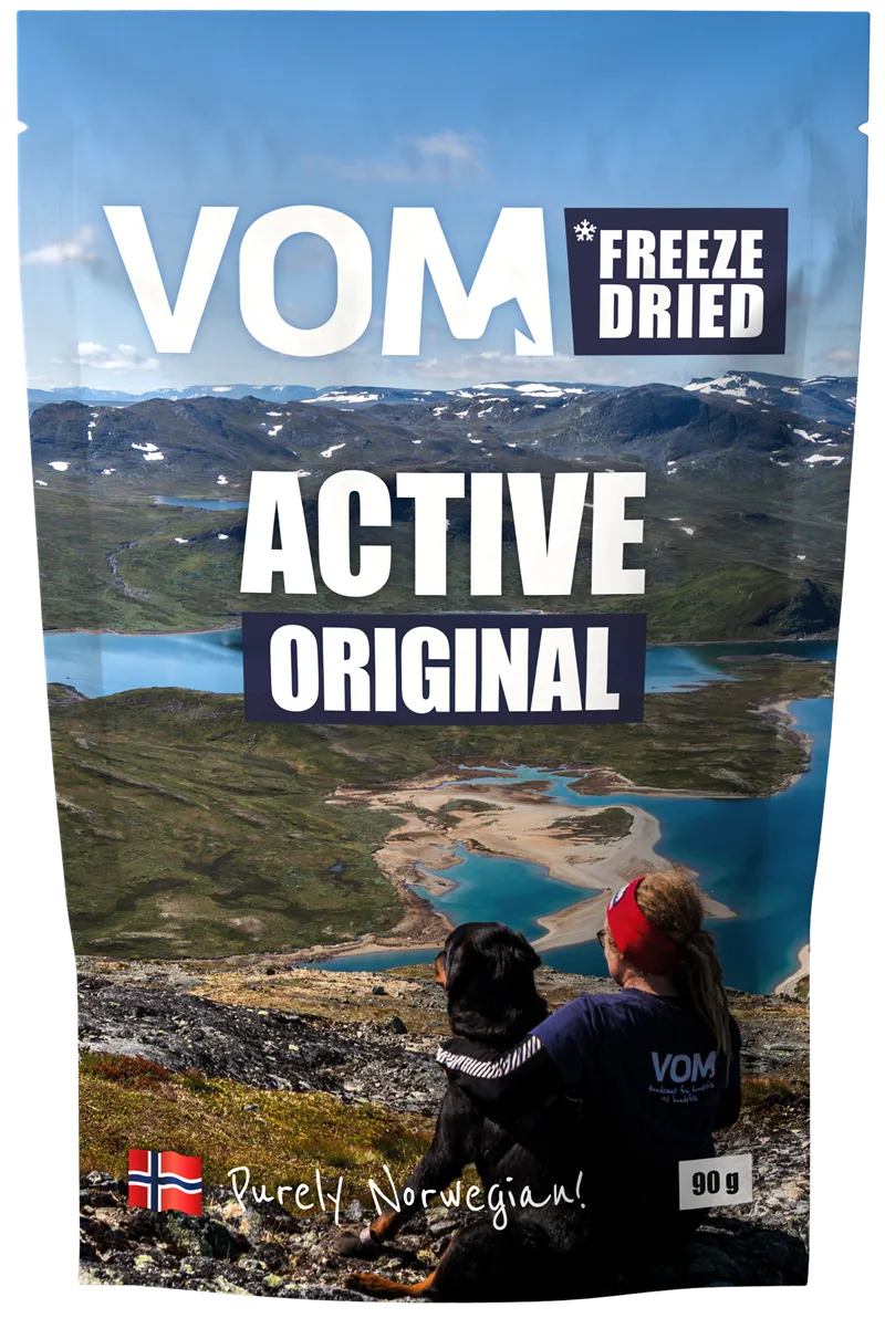 Frysetørket Vom, ACTIVE uten laks, 5 pk-10 pk.