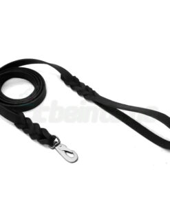 Alac Kobbel Lær Flettet 18mm Sort