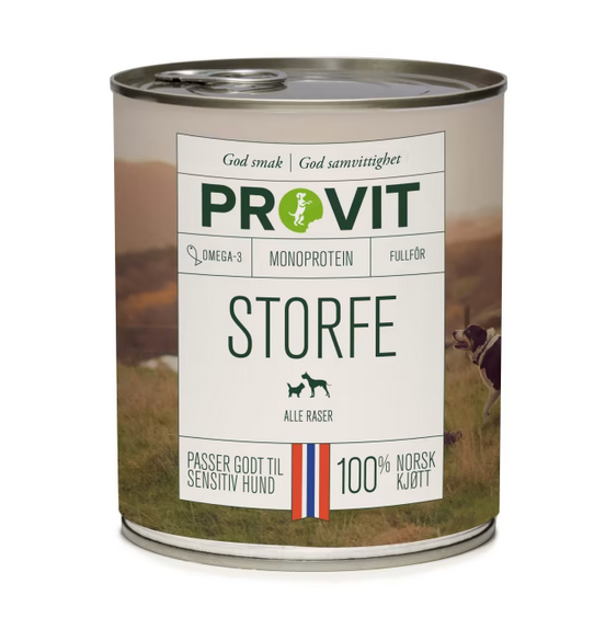 Provit Gobiten boksmat Storfekjøtt 800 gram