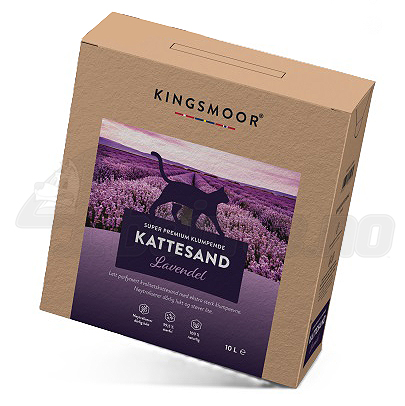Kingsmoor Kattesand Lavendel - 10l