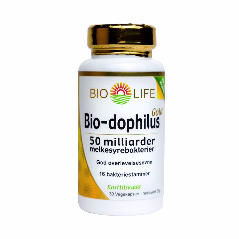 Bio Life Bio-dophilus GOLD 30 Vegkapsler (50-milliarder)