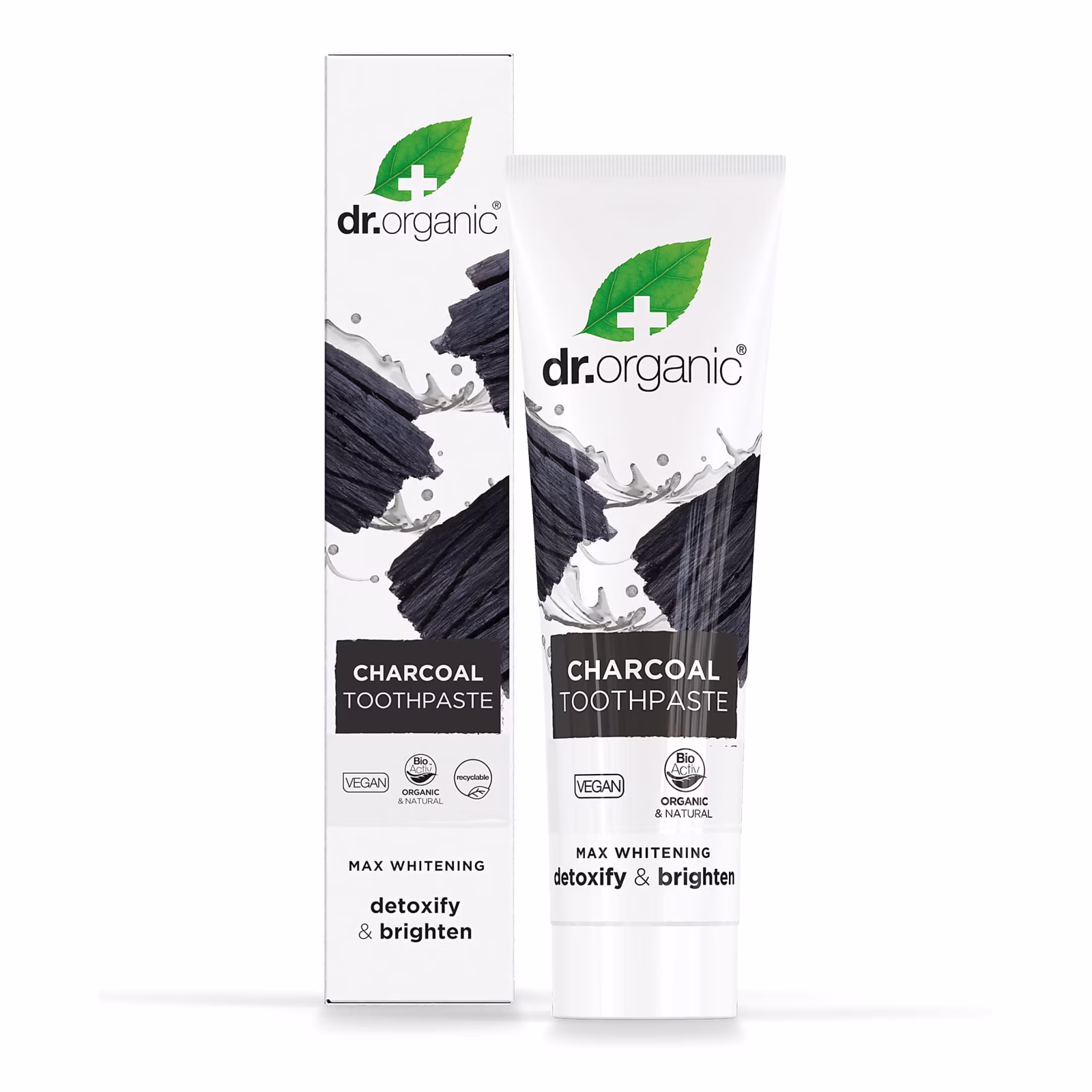 Dr. Organic Kull Tannkrem 100ml (m/fluor)