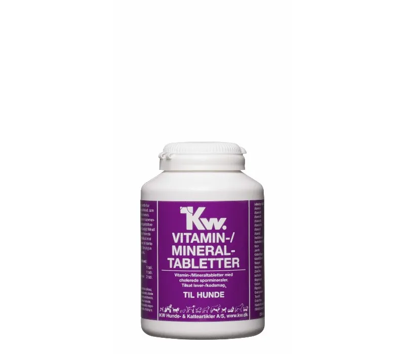 KW VITAMIN-MINERAL 250 TABLETTER