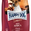 Happy Dog Sensible Mini Africa 4Kg M/Afrikansk Struts