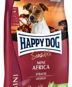 Happy Dog Sensible Mini Africa 4Kg M/Afrikansk Struts