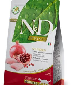 FARMINA N&D CAT PRIME CHICKEN & POMEGRANATE NEUTERED ADULT 1,5 KG