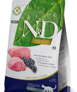 FARMINA N&D CAT PRIME LAMB & BLUEBERRY ADULT 1,5 KG