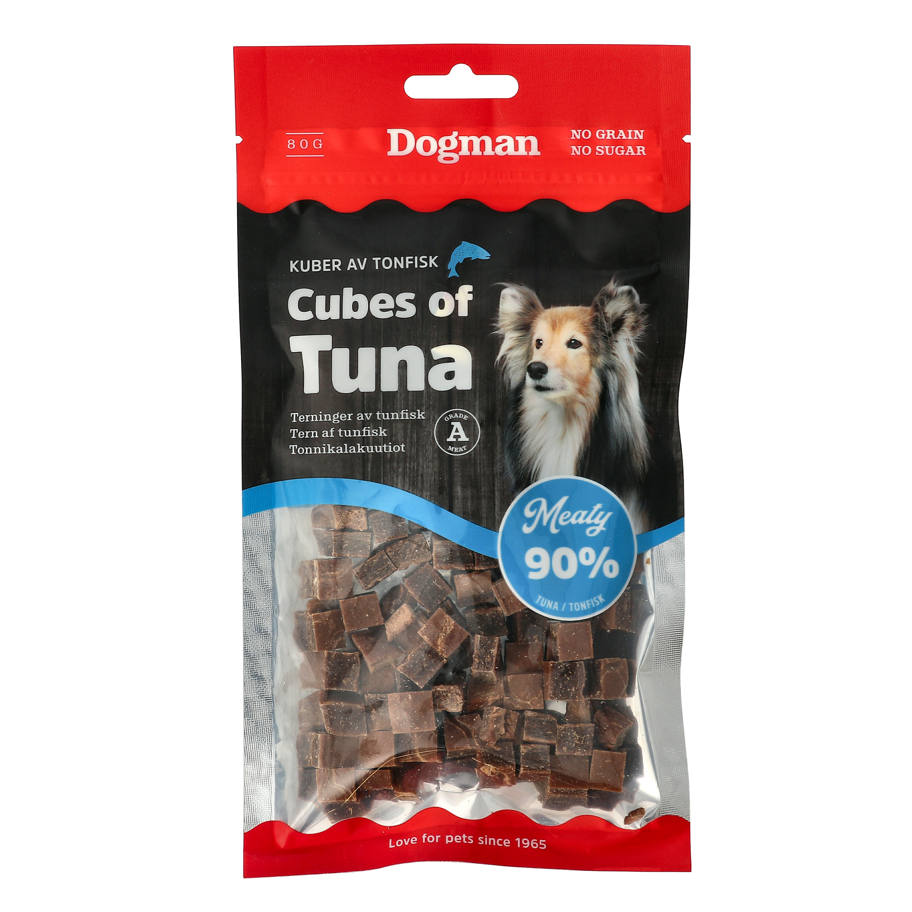 Meaty Kuber av Tonfisk Hundgodis