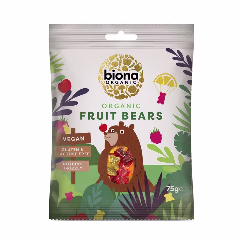 Mini Fruit Bears Vingummi - Økologisk 75g